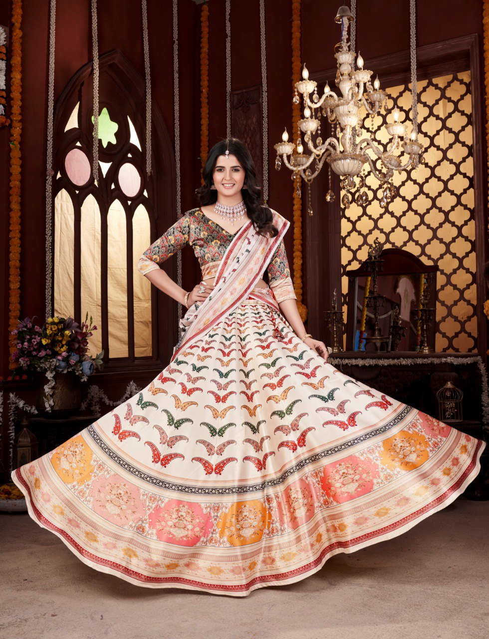 Trending NAVRATRI SPECIAL Bollywood Printed Lehenga Choli ✨ Digital Printed | Party Wear | Side Wear Collection  👑 KING OF QUALITY 👑